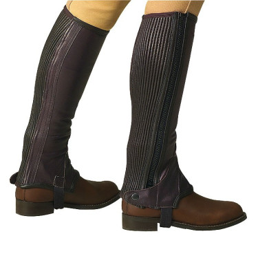 Mini-chaps Equithème in pelle