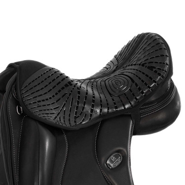 Copri-sella in gel Air Plus per dressage con gel esterno 10mm Acavallo Nero