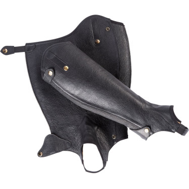 Mini-chaps Equithème Primera in pelle martellata Mini-chaps Equithème Primera in pelle martellata