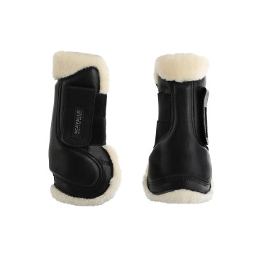 Ghette in ecopelle con doppio velcro Acavallo