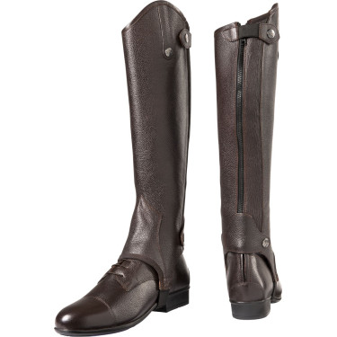 Mini-chaps Equithème Primera in pelle martellata Mini-chaps Equithème Primera in pelle martellata