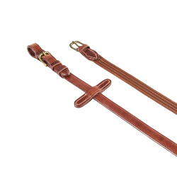 Redini in tessuto con fibbie in ottone modello Lionel Equestro Cognac Marrone