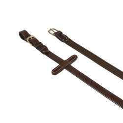 Redini in tessuto con fibbie in ottone modello Lionel Equestro Marrone scuro