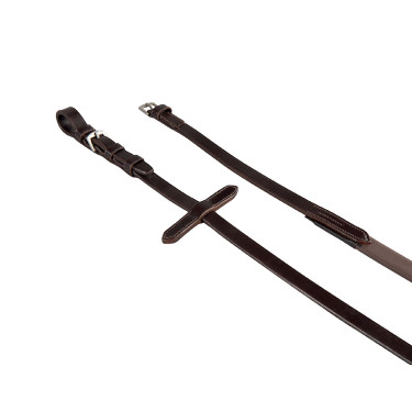 Redini in cuoio e gomma liscia Equestro Marrone scuro