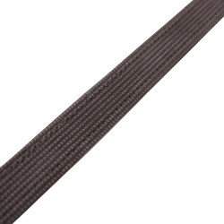 Redini doppie da dressage in cuoio Equestro Marrone scuro