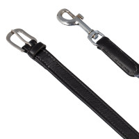 Redini tedesche in cuoio morbido e corda in nylon Acavallo Nero Redini tedesche in cuoio morbido e corda in nylon Acavallo Nero