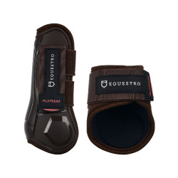 Stinchiere e paranocche per giovani cavalli in TPU e neoprene Equestro Marrone Stinchiere e paranocche per giovani cavalli in TPU e neoprene Equestro Marrone