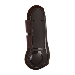 Stinchiere e paranocche chiusi in TPU e neoprene Equestro Marrone