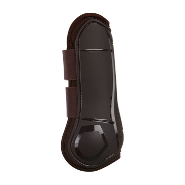 Stinchiere e paranocche chiusi in TPU e neoprene Equestro Marrone