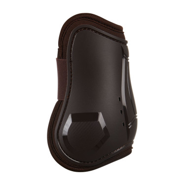 Stinchiere e paranocche chiusi in TPU e neoprene Equestro Marrone