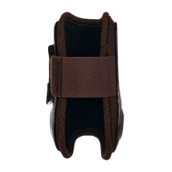 Stinchiere e paranocche chiusi in TPU e neoprene Equestro Marrone