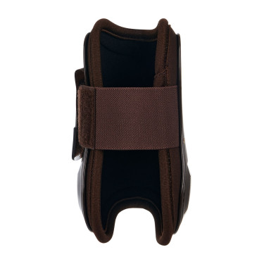 Stinchiere e paranocche chiusi in TPU e neoprene Equestro Marrone