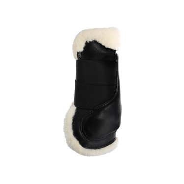 Ghette in ecopelle con doppio velcro Acavallo Nero Ghette in ecopelle con doppio velcro Acavallo Nero