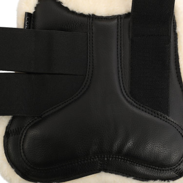 Ghette in ecopelle con doppio velcro Acavallo Nero Ghette in ecopelle con doppio velcro Acavallo Nero