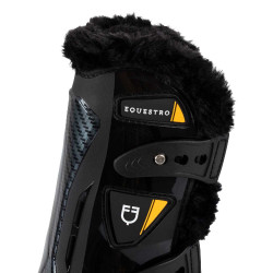 Ghettine anatomiche con montone sintetico Spider Man Equestro Nero