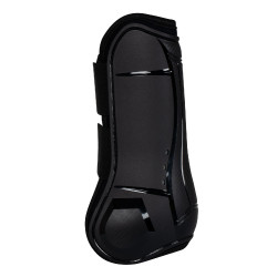 Ghette anatomiche con doppia chiusura in velcro Platinum Equestro Nero