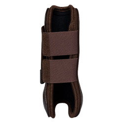 Ghette anatomiche con doppia chiusura in velcro Platinum Equestro Marrone
