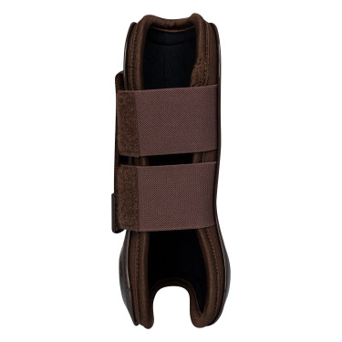 Ghette anatomiche con doppia chiusura in velcro Platinum Equestro Marrone