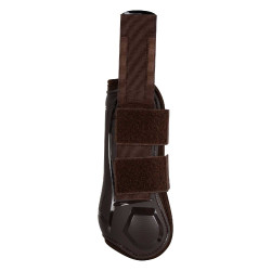Ghette anatomiche con doppia chiusura in velcro Platinum Equestro Marrone