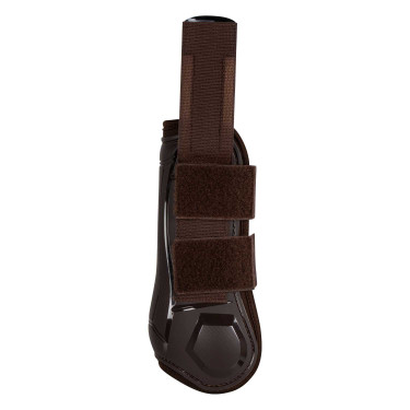 Ghette anatomiche con doppia chiusura in velcro Platinum Equestro Marrone