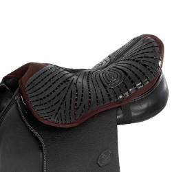 Coprisella in gel Air Plus per salto con gel esterno 10mm Acavallo Marrone