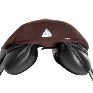 Coprisedile in gel Air Plus per salto con Dri-Lex 10mm Acavallo Marrone