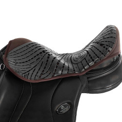 Copri-sella in gel Air Plus per dressage con gel esterno 10mm Acavallo Marrone Copri-sella in gel Air Plus per dressage con gel esterno 10mm Acavallo Marrone