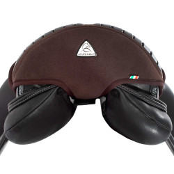 Copri-sella in gel Air Plus per dressage con gel esterno 10mm Acavallo Marrone Copri-sella in gel Air Plus per dressage con gel esterno 10mm Acavallo Marrone