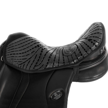 Copri-sella in gel Air Plus per dressage con gel esterno 10mm Acavallo Nero