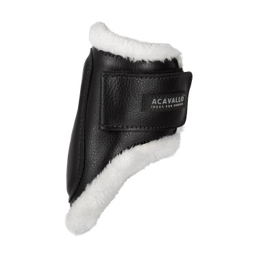 Paraglomi in pelle ecologica con doppio velcro Acavallo Nero Paraglomi in pelle ecologica con doppio velcro Acavallo Nero