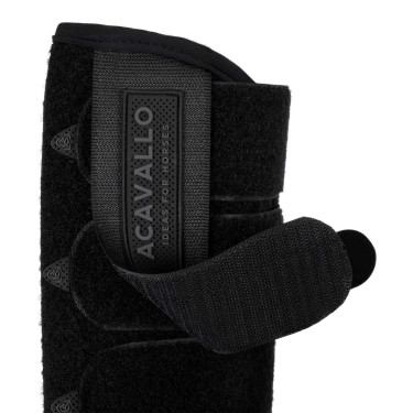 Stinchiere anteriori in neoprene Respira Acavallo Nero