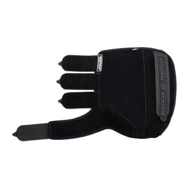 Stinchiere anteriori in neoprene Respira Acavallo Nero