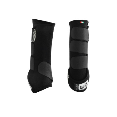 Gambali posteriori in neoprene con gel Respira Acavallo Nero Gambali posteriori in neoprene con gel Respira Acavallo Nero