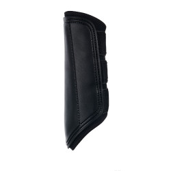 Stinchiere da cross in neoprene e pelle traforata Airflow Equestro Nero Stinchiere da cross in neoprene e pelle traforata Airflow Equestro Nero