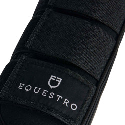 Stinchiere da cross in neoprene e pelle traforata Airflow Equestro Nero Stinchiere da cross in neoprene e pelle traforata Airflow Equestro Nero