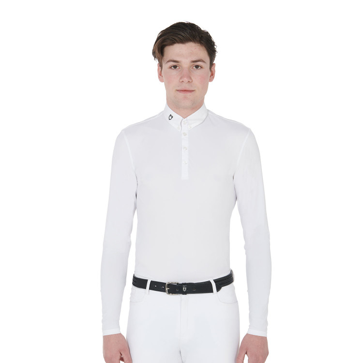 Polo da competizione a maniche lunghe da uomo Nestor Equestro Polo da competizione a maniche lunghe da uomo Nestor Equestro