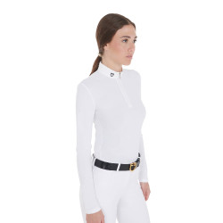 Polo da concorso aderente a maniche lunghe da donna Artemis Equestro Polo da concorso aderente a maniche lunghe da donna Artemis Equestro