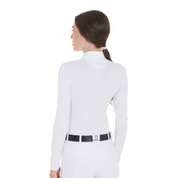 Polo da concorso aderente a maniche lunghe da donna Artemis Equestro Polo da concorso aderente a maniche lunghe da donna Artemis Equestro