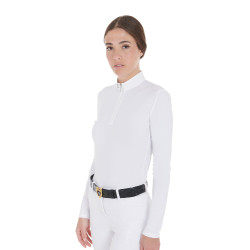 Polo da concorso aderente a maniche lunghe da donna Artemis Equestro Polo da concorso aderente a maniche lunghe da donna Artemis Equestro
