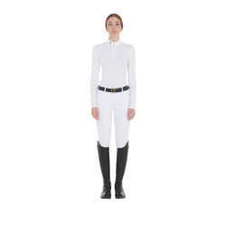 Polo da concorso aderente a maniche lunghe da donna Artemis Equestro Polo da concorso aderente a maniche lunghe da donna Artemis Equestro