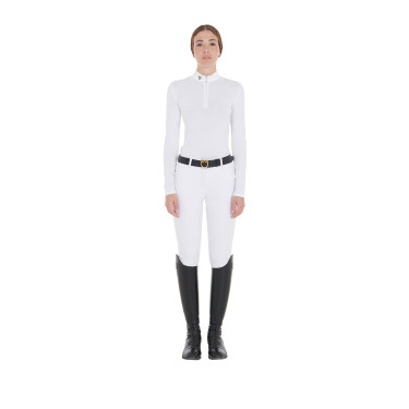 Polo da concorso aderente a maniche lunghe da donna Artemis Equestro Polo da concorso aderente a maniche lunghe da donna Artemis Equestro