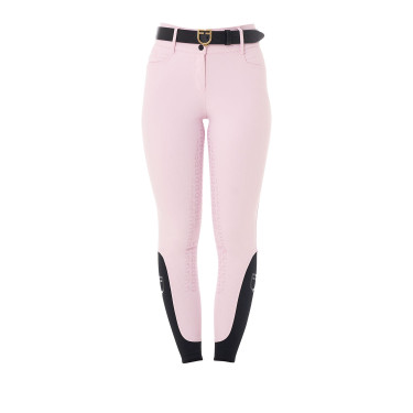 Pantaloni a vita alta con grip integrale da donna Equestro Ballerine Rosa Pantaloni a vita alta con grip integrale da donna Equestro Ballerine Rosa
