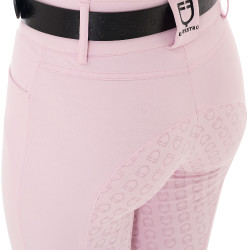 Pantaloni a vita alta con grip integrale da donna Equestro Ballerine Rosa Pantaloni a vita alta con grip integrale da donna Equestro Ballerine Rosa