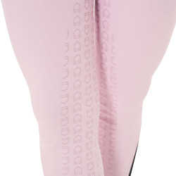 Pantaloni a vita alta con grip integrale da donna Equestro Ballerine Rosa Pantaloni a vita alta con grip integrale da donna Equestro Ballerine Rosa