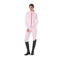 Pantaloni a vita alta con grip integrale da donna Equestro Ballerine Rosa Pantaloni a vita alta con grip integrale da donna Equestro Ballerine Rosa