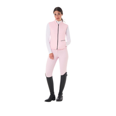 Pantaloni a vita alta con grip integrale da donna Equestro Ballerine Rosa Pantaloni a vita alta con grip integrale da donna Equestro Ballerine Rosa