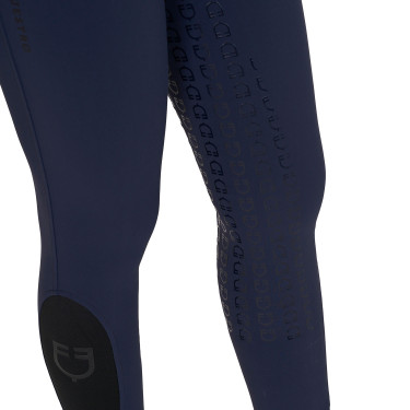 Pantaloni a vita alta con grip integrale da donna Equestro Blazer marine Blu marino