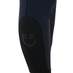 Pantaloni a vita alta con grip integrale da donna Equestro Marina Blu marino Pantaloni a vita alta con grip integrale da donna Equestro Marina Blu marino