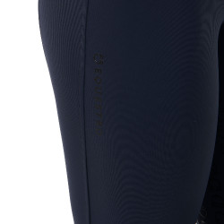 Pantaloni a vita alta con grip integrale da donna Equestro Marina Blu marino Pantaloni a vita alta con grip integrale da donna Equestro Marina Blu marino