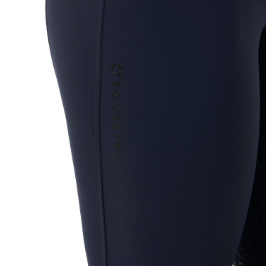 Pantaloni a vita alta con grip integrale da donna Equestro Marina Blu marino Pantaloni a vita alta con grip integrale da donna Equestro Marina Blu marino